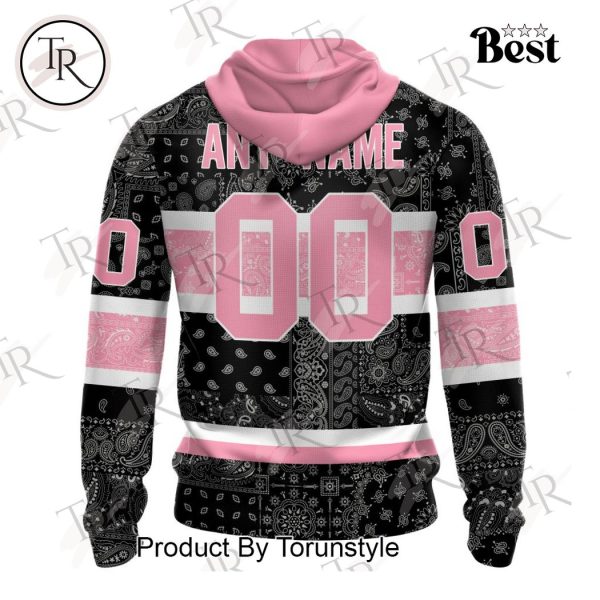 NHL Montreal Canadiens Special Pink Paisley Design Hoodie