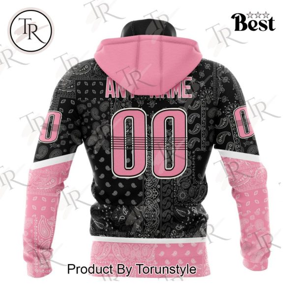 NHL Nashville Predators Special Pink Paisley Design Hoodie