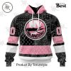 NHL New York Rangers Special Pink Paisley Design Hoodie