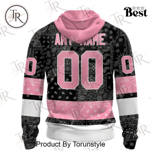 NHL New York Islanders Special Pink Paisley Design Hoodie