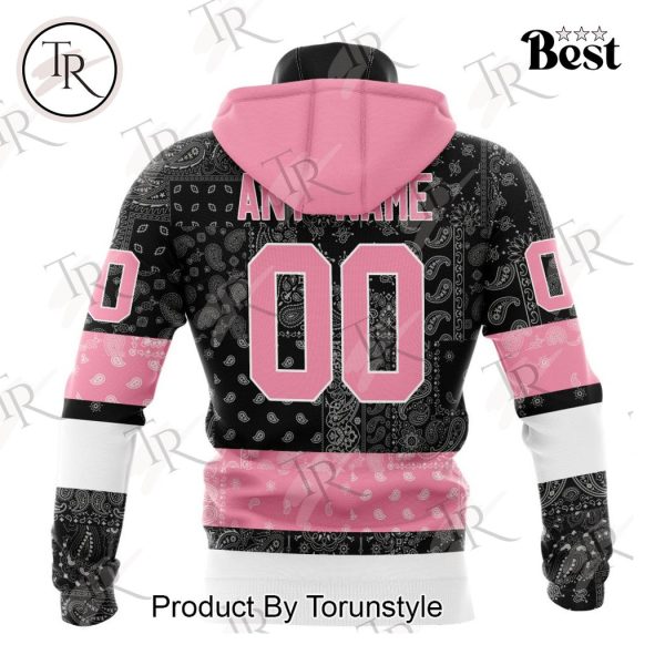 NHL New York Islanders Special Pink Paisley Design Hoodie