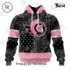 NHL Philadelphia Flyers Special Pink Paisley Design Hoodie