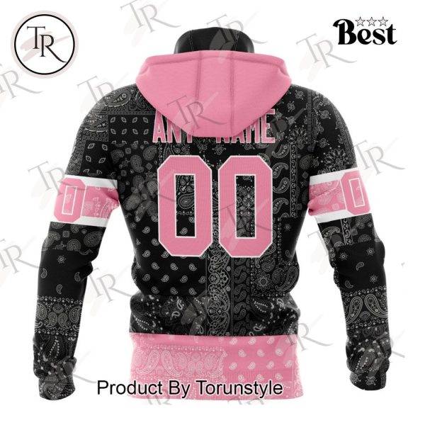 NHL Ottawa Senators Special Pink Paisley Design Hoodie