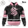 NHL San Jose Sharks Special Pink Paisley Design Hoodie