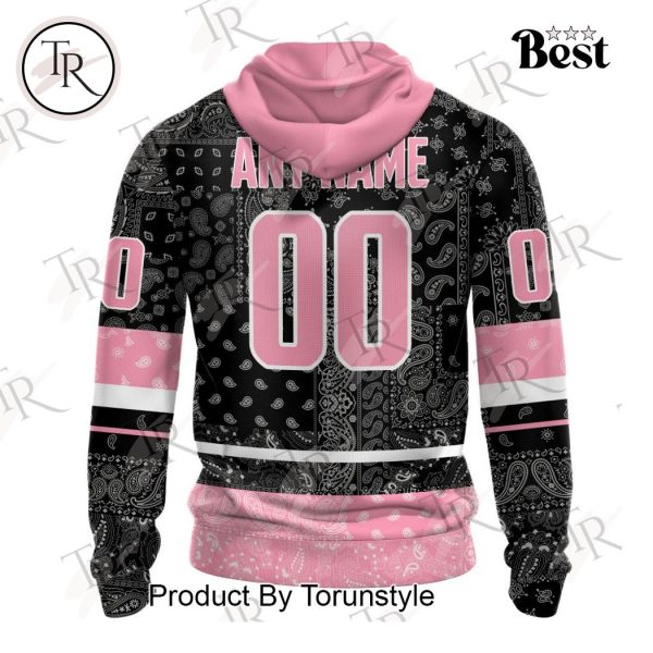 NHL Seattle Kraken Special Pink Paisley Design Hoodie