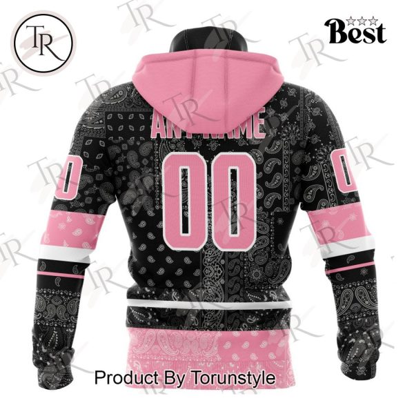 NHL Seattle Kraken Special Pink Paisley Design Hoodie