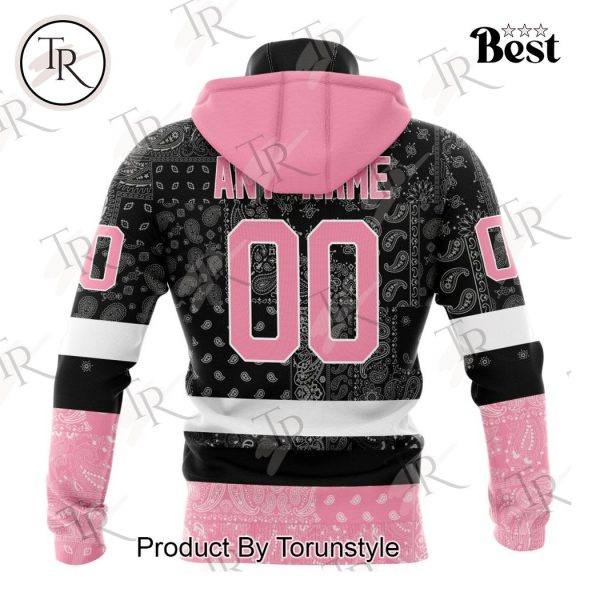 NHL St. Louis Blues Special Pink Paisley Design Hoodie