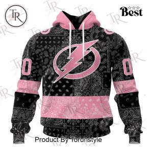 NHL Tampa Bay Lightning Special Pink Paisley Design Hoodie