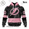 NHL Toronto Maple Leafs Special Pink Paisley Design Hoodie