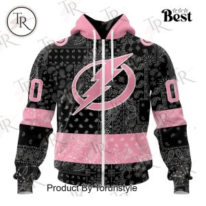 NHL Tampa Bay Lightning Special Pink Paisley Design Hoodie