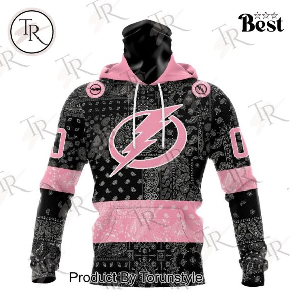 NHL Tampa Bay Lightning Special Pink Paisley Design Hoodie