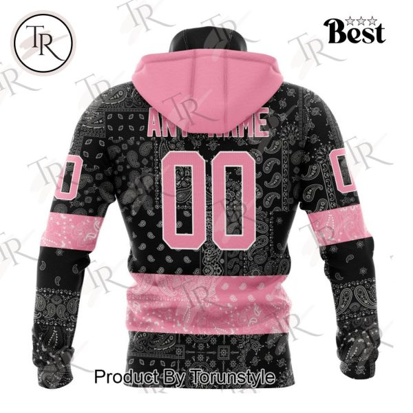 NHL Tampa Bay Lightning Special Pink Paisley Design Hoodie