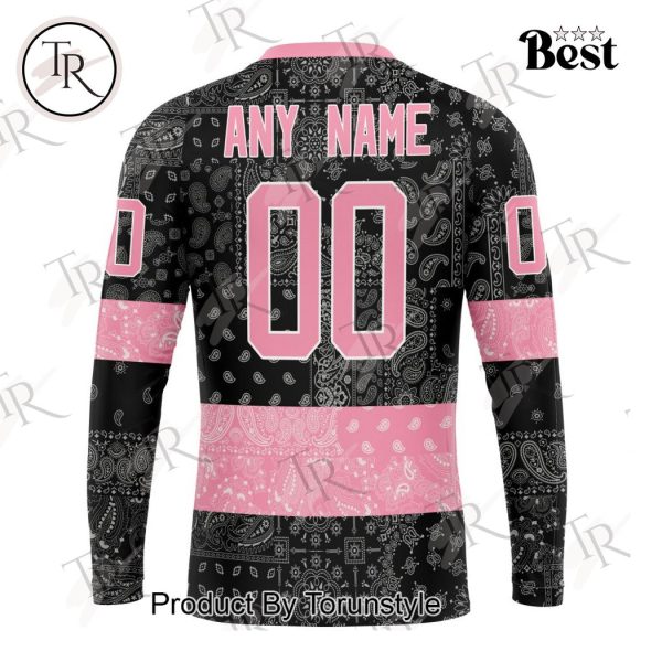 NHL Tampa Bay Lightning Special Pink Paisley Design Hoodie