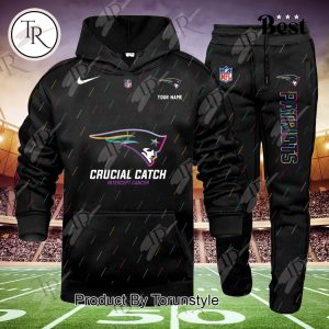 New England Patriots 2024 NFL Crucial Catch Hoodie Set – Custom Name