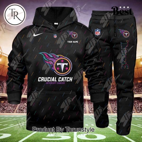 Tennessee Titans 2024 NFL Crucial Catch Hoodie Set – Custom Name