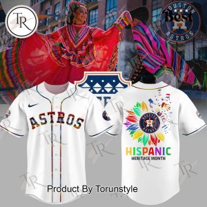 Houston Astros Hispanic Heritage Month 2024 Baseball Jersey