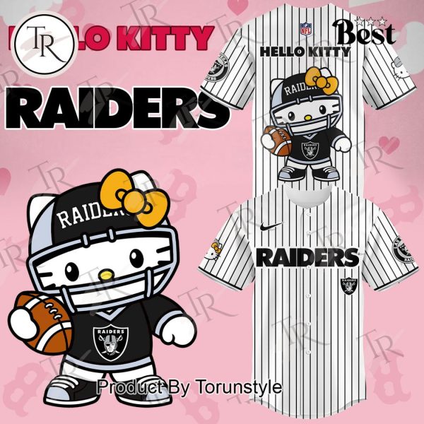 Las Vegas Raiders Hello Kitty Jersey 2024