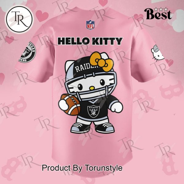 Las Vegas Raiders Hello Kitty Jersey 2024 – Pink