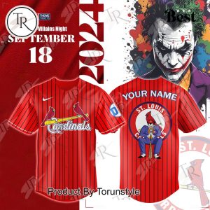 St. Louis Cardinals x DC Joker 2024 Baseball Jersey