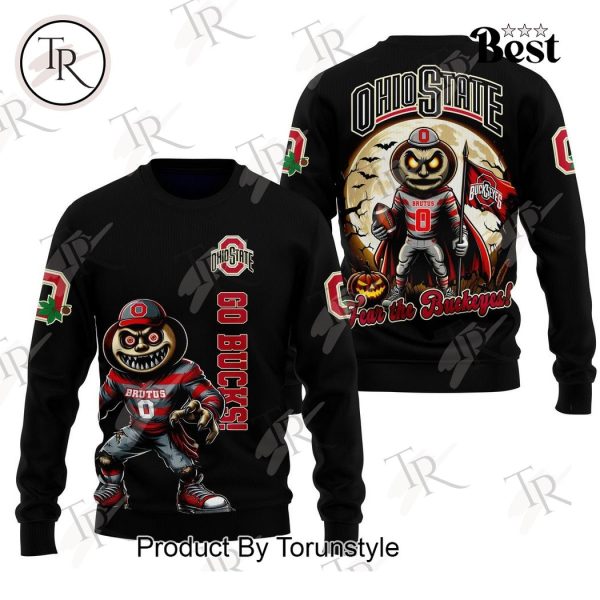 Ohio State Buckeyes Go Bucks Fear The Buckeyes Halloween Hoodie