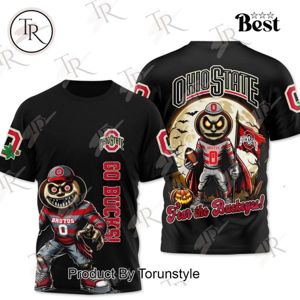 Ohio State Buckeyes Go Bucks Fear The Buckeyes Halloween Hoodie