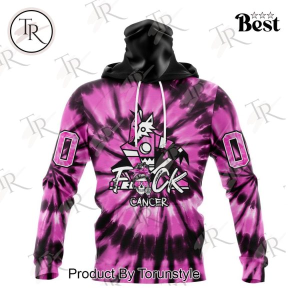 NHL Arizona Coyotes Special Pink F!ck Cancer Design Hoodie