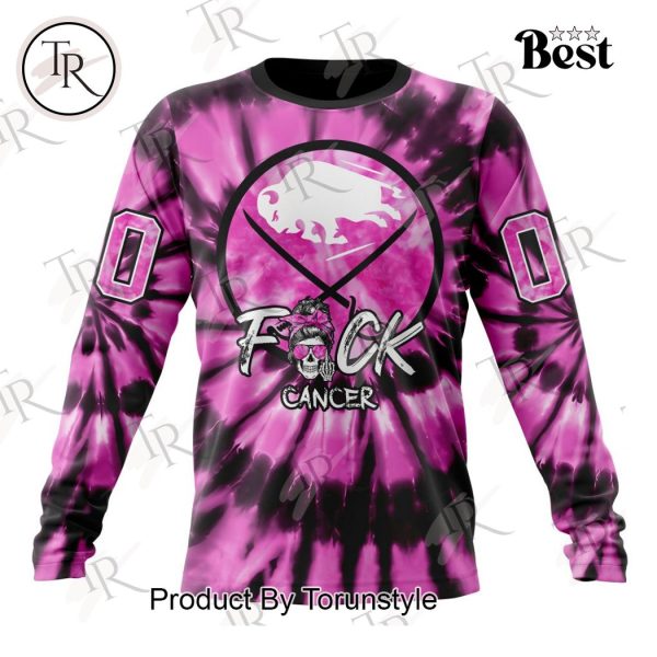 NHL Buffalo Sabres Special Pink F!ck Cancer Design Hoodie