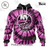 NHL New York Rangers Special Pink F!ck Cancer Design Hoodie