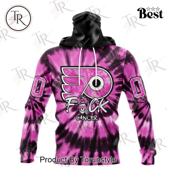 NHL Philadelphia Flyers Special Pink F!ck Cancer Design Hoodie