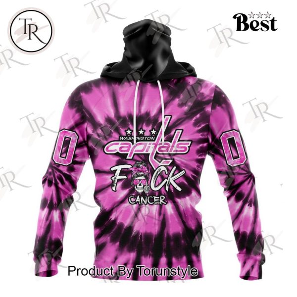 NHL Washington Capitals Special Pink F!ck Cancer Design Hoodie