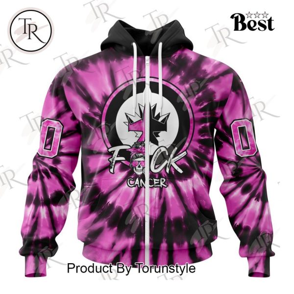 NHL Winnipeg Jets Special Pink F!ck Cancer Design Hoodie