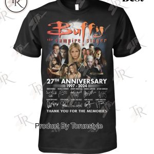 Buffy The Vampire Slayer 27th Anniversary 1997 – 2024 Thank You For The Memories T-Shirt