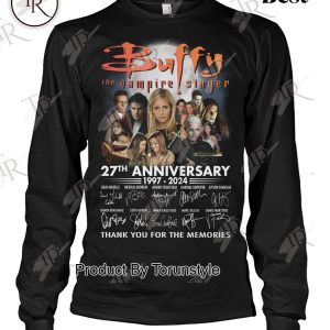 Buffy The Vampire Slayer 27th Anniversary 1997 – 2024 Thank You For The Memories T-Shirt