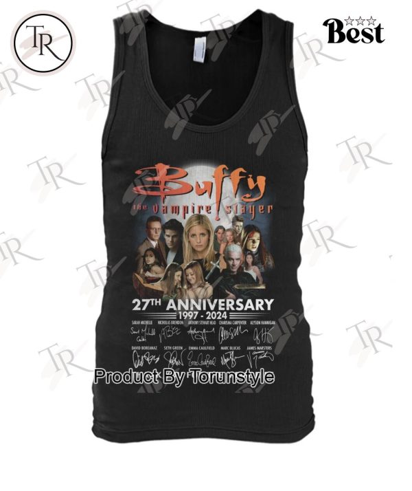 Buffy The Vampire Slayer 27th Anniversary 1997 – 2024 Thank You For The Memories T-Shirt