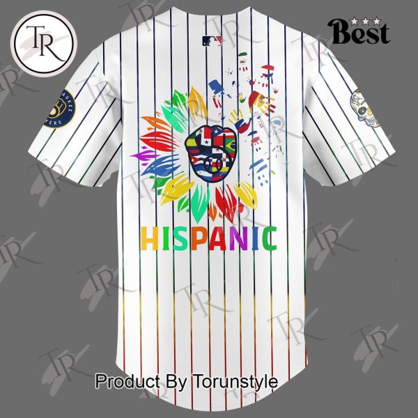 Milwaukee Brewers Hispanic Heritage Month 2024 Baseball Jersey