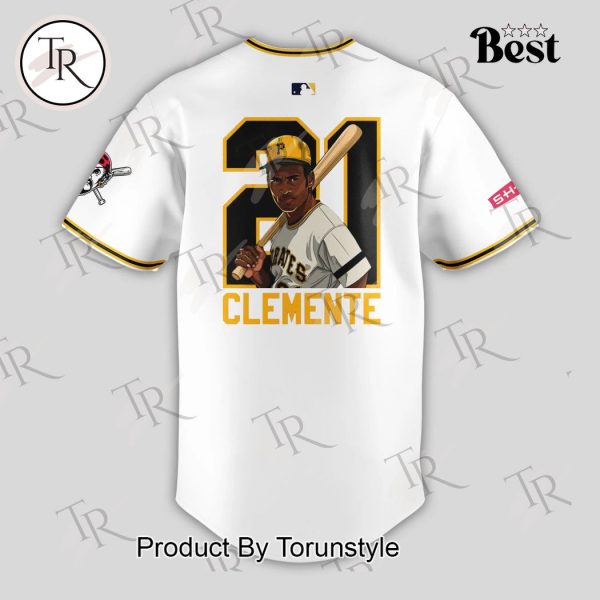 Pittsburgh Pirates 2024 Clemente Day Baseball Jersey