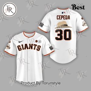 San Francisco Giants Orlando Cepeda 1937-2024 Forever Giant Baseball Jersey