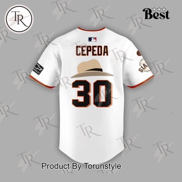 San Francisco Giants Orlando Cepeda 1937-2024 Forever Giant Baseball Jersey