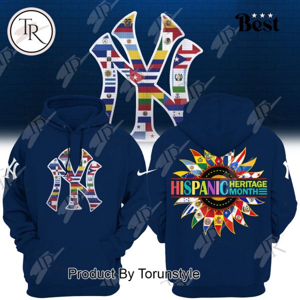 New York Yankees Happy Hispanic Heritage Month 2024 Hoodie