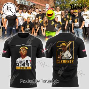 Pittsburgh Pirates Boberto Clemente Award T-Shirt