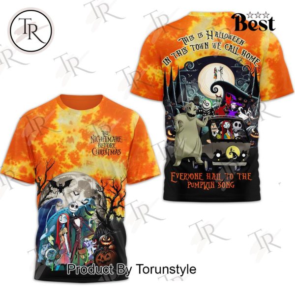 The Nightmare Before Christmas Everyone Hall To The Pumpkin Song Hoodie