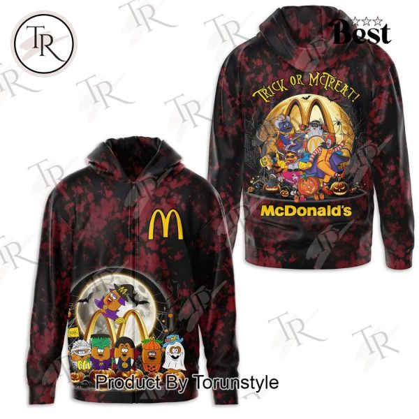 Trick Or McTreat Mcdonald’s Halloween Hoodie