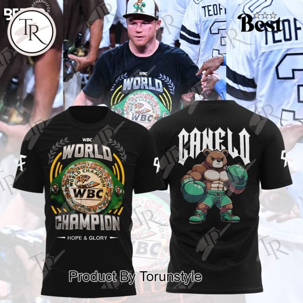 Canelo Alvarez WBC World Champion Hoodie – Black