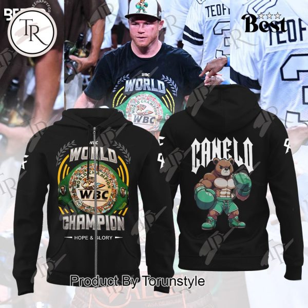 Canelo Alvarez WBC World Champion Hoodie – Black