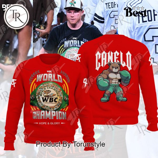 Canelo Alvarez WBC World Champion Hoodie – Red