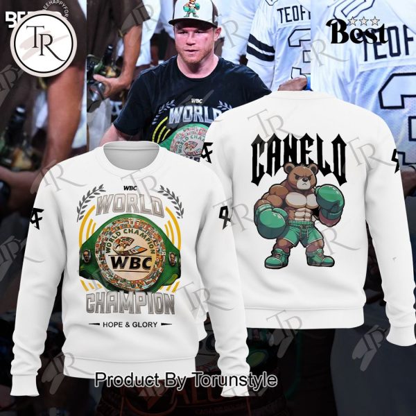 Canelo Alvarez WBC World Champion Hoodie – White