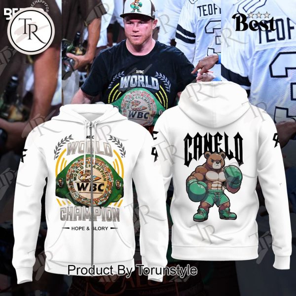 Canelo Alvarez WBC World Champion Hoodie – White