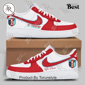 Kansas City Current 2024 Air Force 1 Sneakers – Red