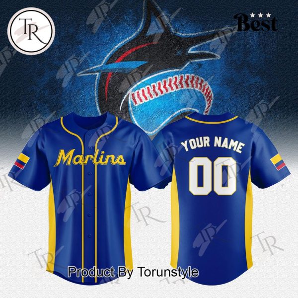 Miami Marlins x Colombian Heritage 2024 Baseball Jersey