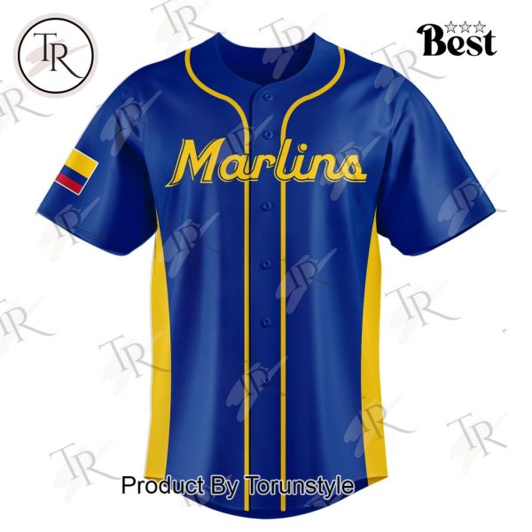 Miami Marlins x Colombian Heritage 2024 Baseball Jersey